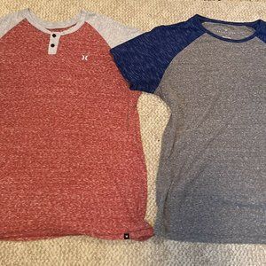 Hurley T-Shirt and Prince & Fox Men's Size L (2 Shirts Total)